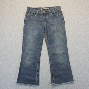 Express Dark Blue Flare Jeans